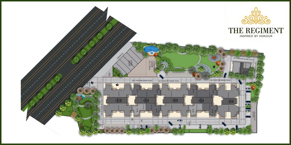 the regiment site plan