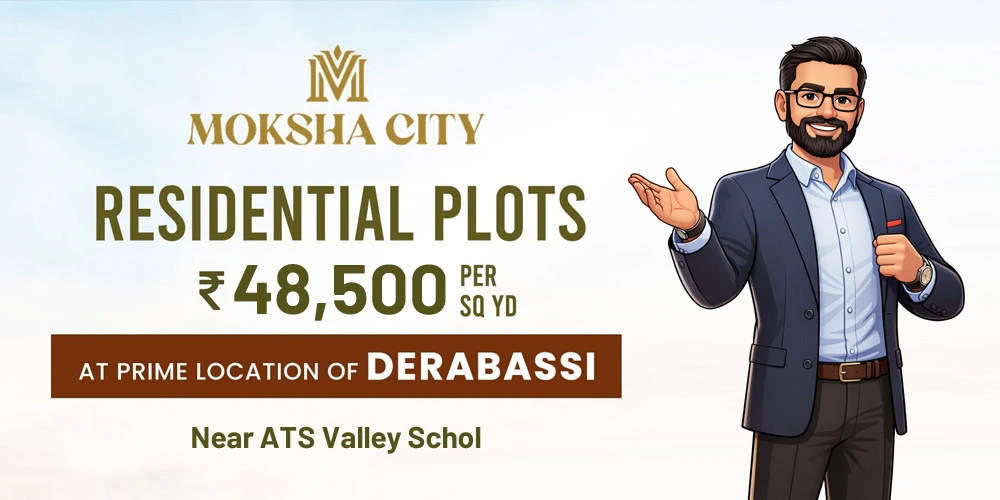 moksha city residential plots dera bassi